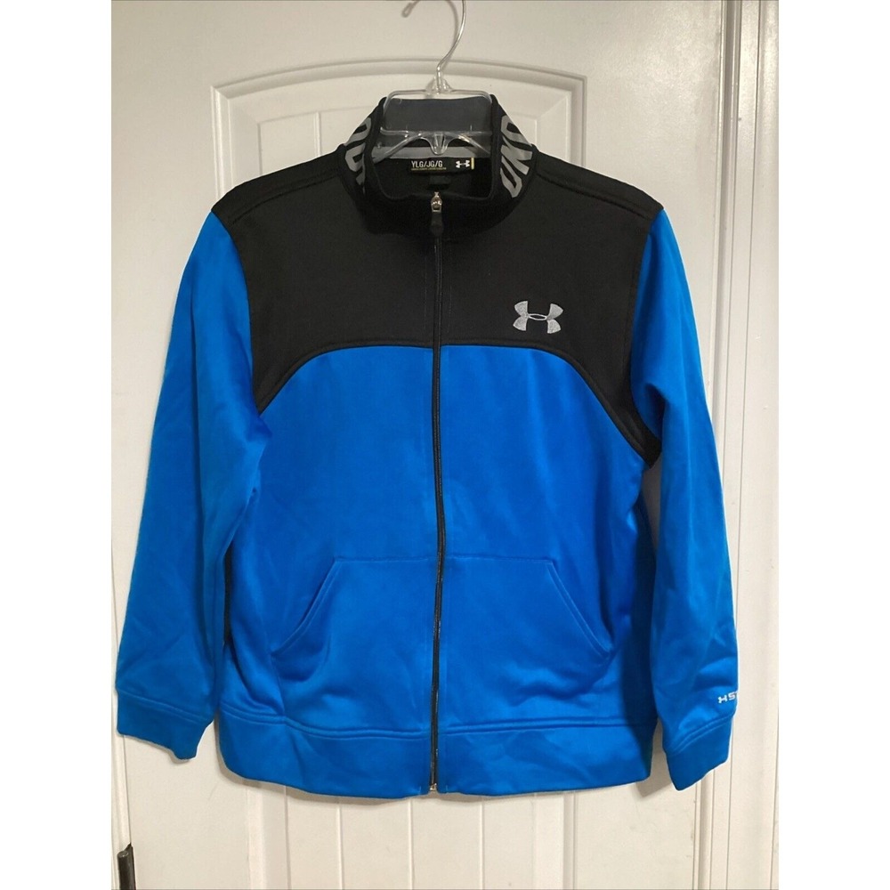 BOYS KIDS BLUE & BLACK UNDER ARMOUR YLG